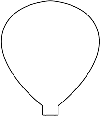 Almost all the balloons and airships now use helium.the black area of the cloud should be brighter. Balloon Printable Pattern Balloon Template Hot Air Balloon Craft Preschool Hot Air Balloon Decorations