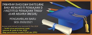 Jun 16, 2021 · biasiswa sarjana muda dianugerahkan kepada individu yang layak dan telah menerima tawaran untuk meneruskan pengajian atau sedang mengikuti pengajian peringkat sarjana muda. Maiwp Scholarship Biasiswa Baitumal Insentif Khas Pelajar Cemerlang Luar Negara Malaysia Scholarships 2021 2022