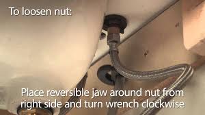 how to use a brasscraft basin wrench