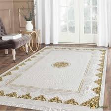Karmen Yolluk Hali 78x300 Hunkar 7851 Krem Gold Halilar Hali Renkler
