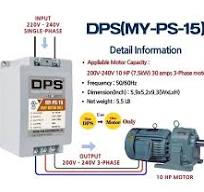 Single to 3 Phase Converter, Use 10HP(7.5kW) 30A Motor 200V-240V Only,  MY-PS-15