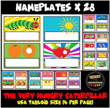 Here I Have Some Fun Class Nameplates Made In The Very Hungry Caterpillar Theme With Sp Very Hungry Caterpillar Hungry Caterpillar The Very Hungry Caterpillar