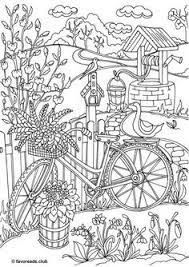 Splendi adult disney coloring image ideas pages for adults best kids. Coloring Seasons Spring Summer