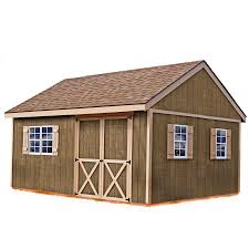 Best Barns New Castle 16 Ft X 12 Ft Wood Storage Shed Kit Newcastle 1612 The Home Depot Storage Shed Plans Wood Shed Plans Building A Shed