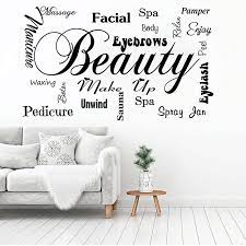 Maybe you would like to learn more about one of these? Fancy Design Beauty Make Up Spa Eyelash Salon Wall Sticker Art Beauty Salon Relax Quote Wall Decal Vinyl Decor Wall Stickers Aliexpress