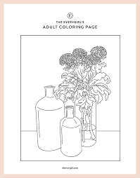 Some of the coloring page names are formulas for 3d figures and shapes flashcards easy notecards. Week Four The Everygirl S Free Printable Coloring Pages The Everygirl