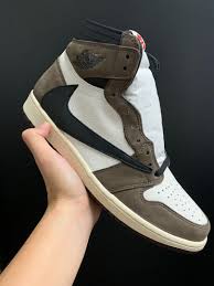 $310 plus shipping and invoice fees, obo. Us12 Ds Nike Air Jordan 1 Travis Scott Cactus Jack Men S Fashion Footwear Sneakers On Carousell