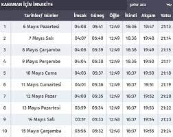 Bugün karaman için sahur saat kaçta başlıyor sorusunun yanıtını milliyet'in imsakiye. Karaman Iftar Sahur Ve Imsak Vakti Karaman Iftar Saati Ne Zaman Iste 2019 Ramazan Imsakiyesi Takvim