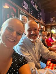 Spending time with my favorite team. Jill McComic Waid representing  bluefrog Plumbing + Drain of West Houston and David Braddy with Action  Coach of Katy … don't forget the welcoming guest trying