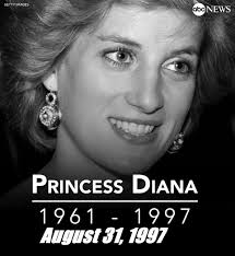How old were you when Princess Diana passed?