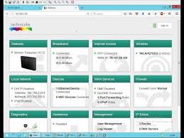Web Admin Interface Of The Technicolor Tg588v V2 Router How Do You Turn Off Wifi Youtube
