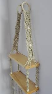 This Beautiful Macrame Wall Hanging Shelves Can Be Hung In Your Living Room Nursery Room Office Or Ju In 2020 Hanging Shelves Bohemian Style Decor Wall Hanging Shelves