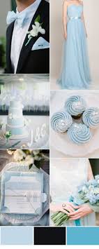 Black And Baby Blue Wedding Theme Hellblaue Und Schwarze Hochzeitsinspiration Mit Brautjungfernkleidern Blue Page Wedding Colors Blue Themed Wedding Wedding Colors Blue
