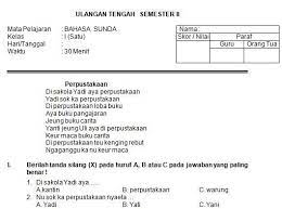 Bahasa sunda bahasa budaya jawa baratfull description. Pin Di Soal Sd