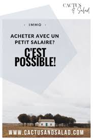 Acheter Seul Avec Un Petit Salaire C Est Possible Cactus Salad Salaire Gestion Budget Ma Petite
