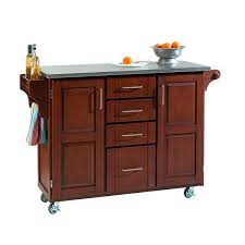 stainless steel top kitchen cart