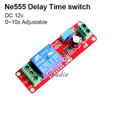Get great deals on ebay! Dc 12v Relay Timer Delay Switch Adjustable 0 To 10 Second Shield Ne555 Module Ebay