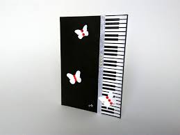 Birthday Card For Teacher By Kids Black Piano Card Music Greeting Card Birthday Card Anniversary Etsy Music Greeting Cards Teachers Day Card Birthday Greeting Cards