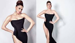 Urvashi rautela was in the news as bigg boss season 8 winner gautam gulati uploaded a photo. Urvashi Rautela Ups The Hotness Quotient In A Black Thigh High Slit Gown Pics People News Zee News
