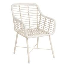 White Open Weave Salamanca Dining Armchair V1 Dining Arm Chair Outdoor Dining Table Outdoor Chairs