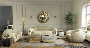 Furniture doubles as art in this hamptons home. Get The Look Luxurious Living Room