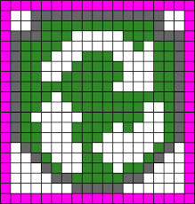 Voir plus d'idées sur le thème dessin pixel, pixel art, coloriage pixel. Alpha Friendship Bracelet Pattern 20486 Cross Stitch Geometric Paw Patrol Badge Alpha Patterns