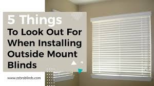 See more ideas about outside mount roman shades, home, roman shades. 5 Things To Look Out For When Installing Outside Mount Blinds