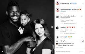 Breel donald embolo (born 14 february 1997) is a swiss professional footballer who plays as a forward for german club borussia mönchengladbach and the switzerland national team. Der Schweizer Nati Sturmer Breel Embolo Und Seine Partnerin Haben Freudige Neuigkeiten Sie Erhalten Ein Zweites Kind