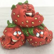 strawberry kitchen decor figurine