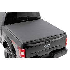 A ford ranger bed cover keeps your tools and cargo safe, snug and dry. Rough Country Soft Tri Fold Tonneau Cover Ford Ranger 5 5 Ft Bed 2015 2016 2017 2018 2019 2020