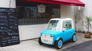 子供の送迎や近所の買い物にピッタリ 超小型電気自動車 rimono 電気自動車 スマートカー 子供 乗り物