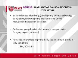 Kata umum istilah umum pelbagai bidang dan ilmu kata serapan arab kata slanga dan 375 kata yang mengalami peluasan makna. Hakikat Dan Ciri Bahasa Ppt Download
