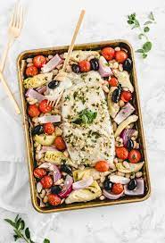 Easy Sheet Pan Mediterranean Baked Alaska Whitefish Recipe Recipe Fish Recipes Healthy Recipes Baked Alaska
