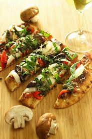 Grilled Vegetable Flatbread Pizza Recipe Flatbread Pizza Vegetable Flatbread Recipes