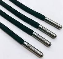 5mm Cotton Drawstring With Engrave logo Metal Tip,drawcord String for  Hoodies