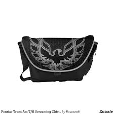 Pontiac Trans Am T A Screaming Chicken Muscle Car Messenger Bag Backpack School Gearhead Turbo Muscle Car Hotrod Bags Laptop Messenger Bags Small Messenger Bag