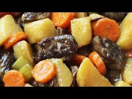 Add the beef, beef broth and bay leaves. Homemade Beef Stew Best Beef Stew Recipe Jenny Can Cook