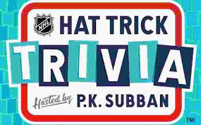 Nhl Hat Trick Trivia Contest Answer Nhl Com Hattricktrivia Trivia Trivia Questions And Answers Contest