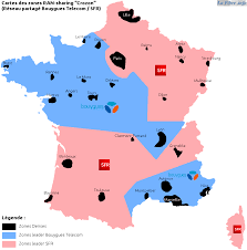carte de couverture de crozon le reseau mutualise entre bouygues telecom et sfr