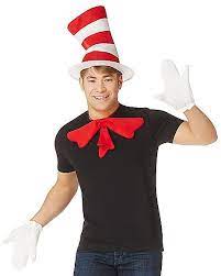 Cat In The Hat Costume Kit Deluxe Dr Seuss Spirithalloween Com Halloween Costume Store Halloween Costumes Women Halloween Costume Accessories