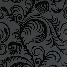 Black And Silver Wallpaper B Q Paradiso Floral Black Flock Wallpaper Departments Diy At B Q Black Floral Wallpaper Flock Wallpaper Teal And Gold Wallpaper