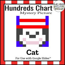 Hundreds Chart Mystery Picture Cat