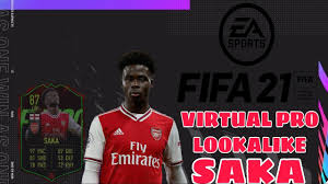 After some impressive displays he rose to a 74 throughout the season. Fifa 21 Virtual Pro Lookalike Bukayo Saka Fifa21 Virtualprolookalike Saka Youtube