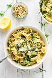 Mafalde Pasta With Broccoli Lemon Pine Nuts Recipe Vegetarian Pasta Dishes Vegetarian Pasta Easy Vegetarian Dinner