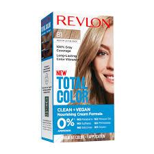 This is a must if you want to dye your hair white blonde because it erases the yellow brassiness. Revlon Total Color Permanent Hair Color Clean And Vegan 100 Gray Coverage Hair Dye 81 Medium Ash Blonde 5 94 Fl Oz Walmart Com Walmart Com