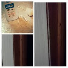 Take Unwanted Paint Off Wood Trim Using Rubbing Alcohol Cotton Balls And Q Tips Works Fantastic Wood Trim Cleaning Hacks Craftsman House