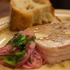 4 crushed cloves of garlic; Country Style Pork Terrine With Onions Recipe Lifestyle Recipe Pork Terrine Onion Recipes Pork