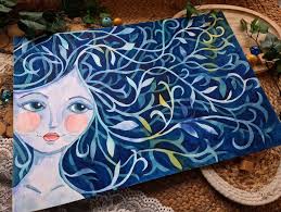 5x7 140lb Arches cold press paper Daniel Smith watercolors.