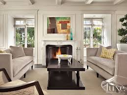 A transitional living room designed by stephane parmentier. Neutral Transitional Living Room Luxe Interiors Design