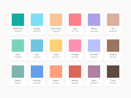 Zibbet Colour Palette Color Palette Design Flat Color Palette Color Palette
